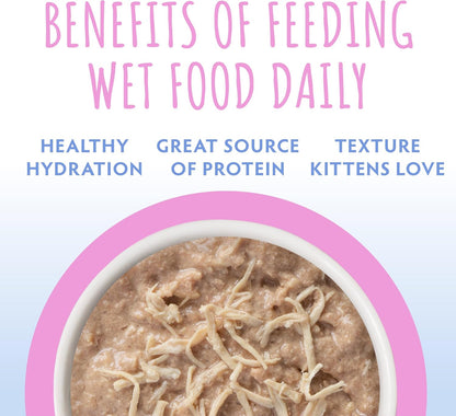 Soulistic Kitten, Kindred Kittens Variety Pack, 3oz Can, Pack of 12