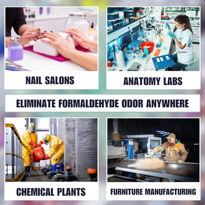 SMELLEZE Reusable Formaldehyde Odor Remover Deodorizer XXL Pouch: Rids Formaldehyde Smell Without Scents in 300 Sq. Ft.