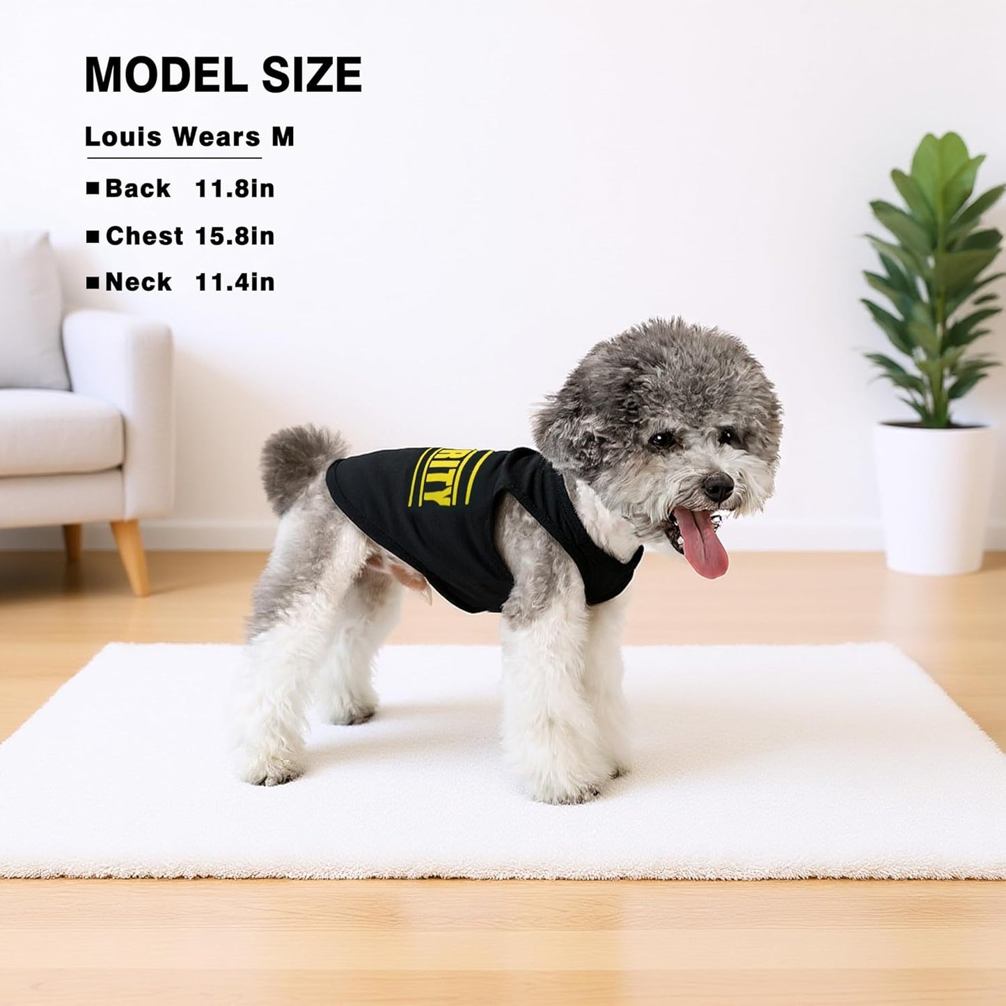 2Pack Dog Shirts for Boy, Dog Clothes (up to 38 lbs.), Puppy Clothes, Pet T Shirt for Small and Medium Breeds, Tank Top, Chihuahua & Yorkies & Dachshund Outfit, Cotton Fabric(2pcs,XXX-Large)