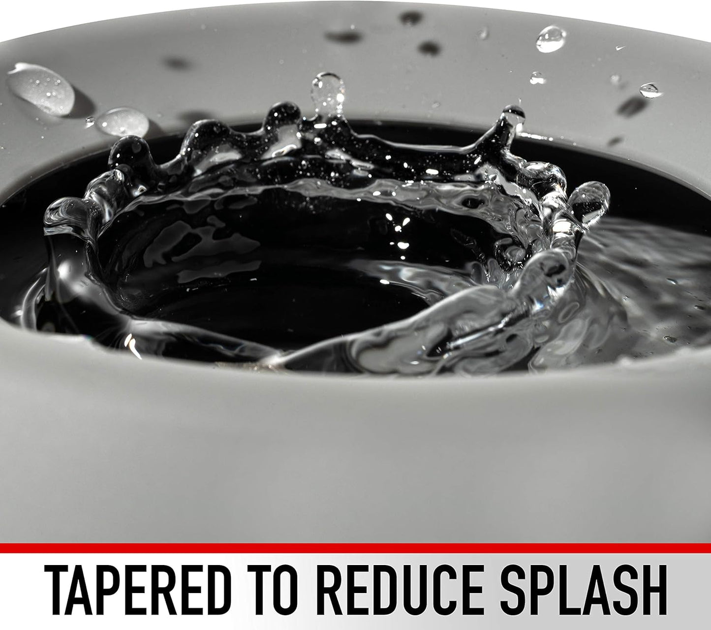 Franklin Pet Supply Co. Spill Proof Pet Bowl - No Splash Travel Water + Food Dish for Dogs + Cats - Portable - 16 oz. - BPA Free