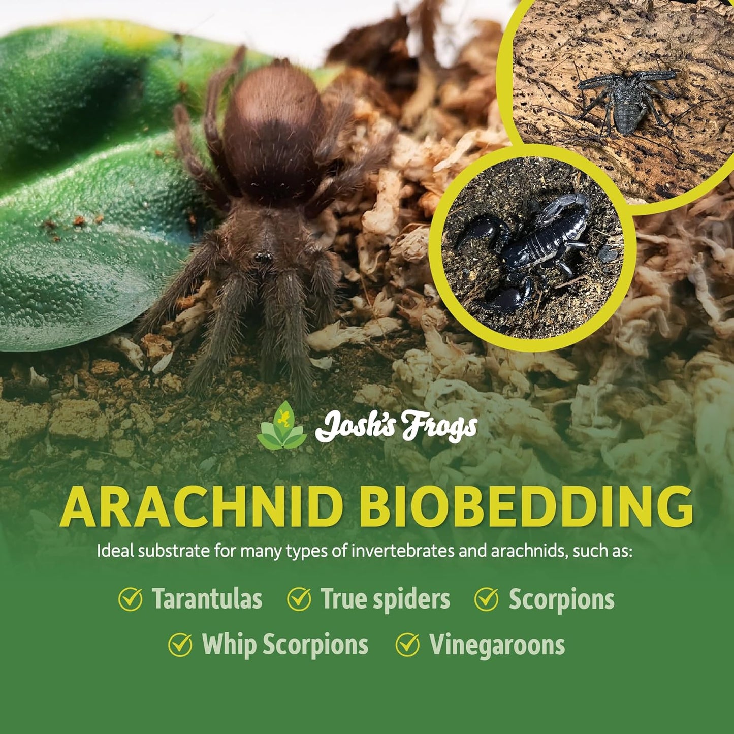 Josh's Frogs Arachnid BioBedding Bioactive Substrate (2 Quart)