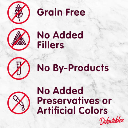 New! Delectables Squeeze Up Non-Seafood Chicken Variety Pack, Creamy Squeezable Puree, Lickable Wet Cat Treats, Grain-Free, No Added Fillers, 0.5 Ounces Tube, 48 Tubes Total