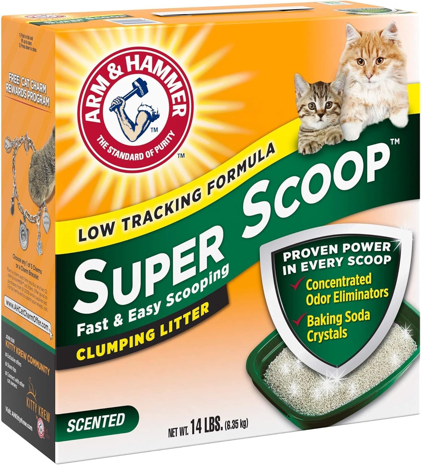 Arm & Hammer Super Scoop Clumping Litter Fresh Scent 14lb