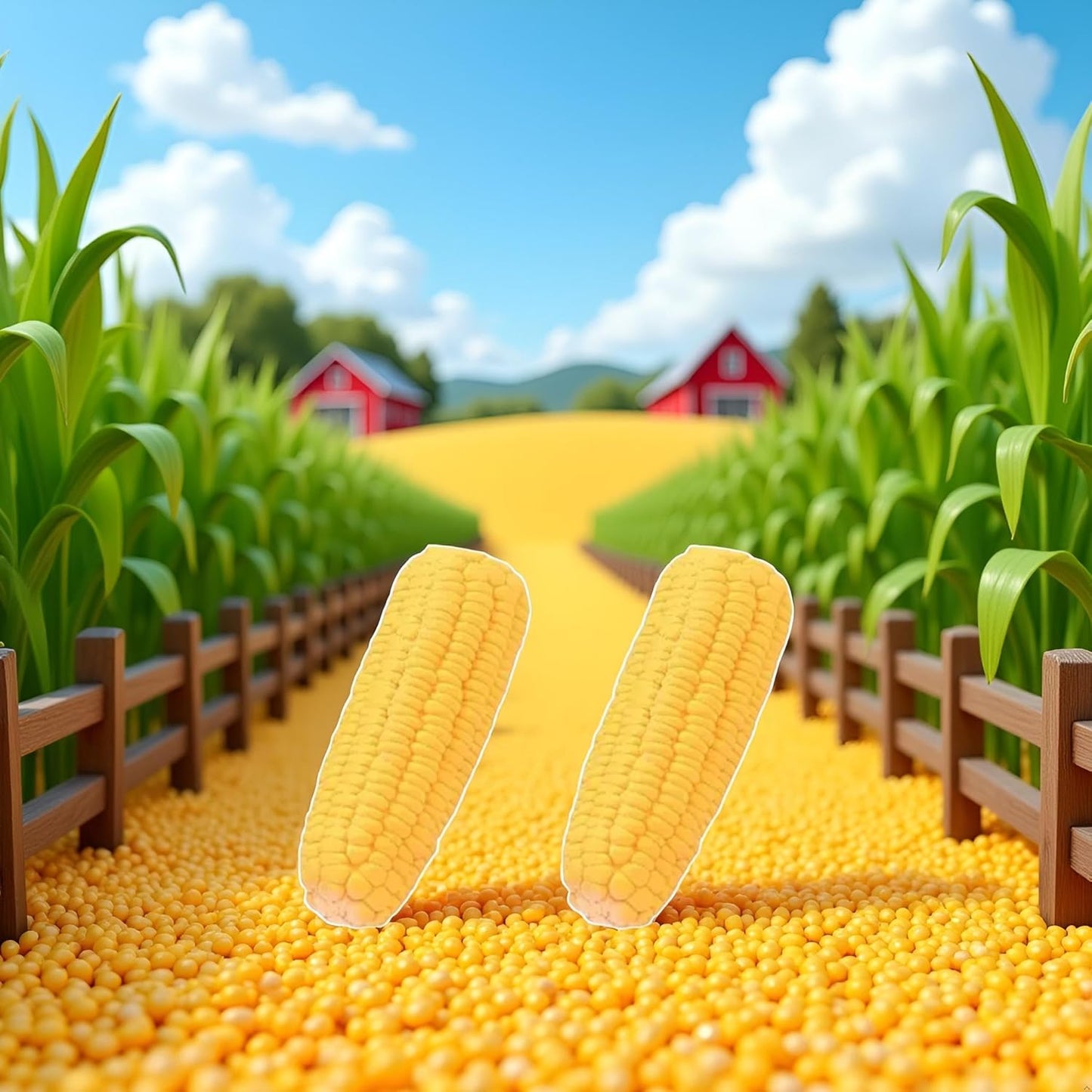 BWESOO 2Pcs Pet Dog Puppy Latex Corn Shape Squeaky Bite-Resistant Interactive Play Chew Toy Pet Supplies Dog Toy Corn, Toys Aggressive Chewers for Small/Medium/Large