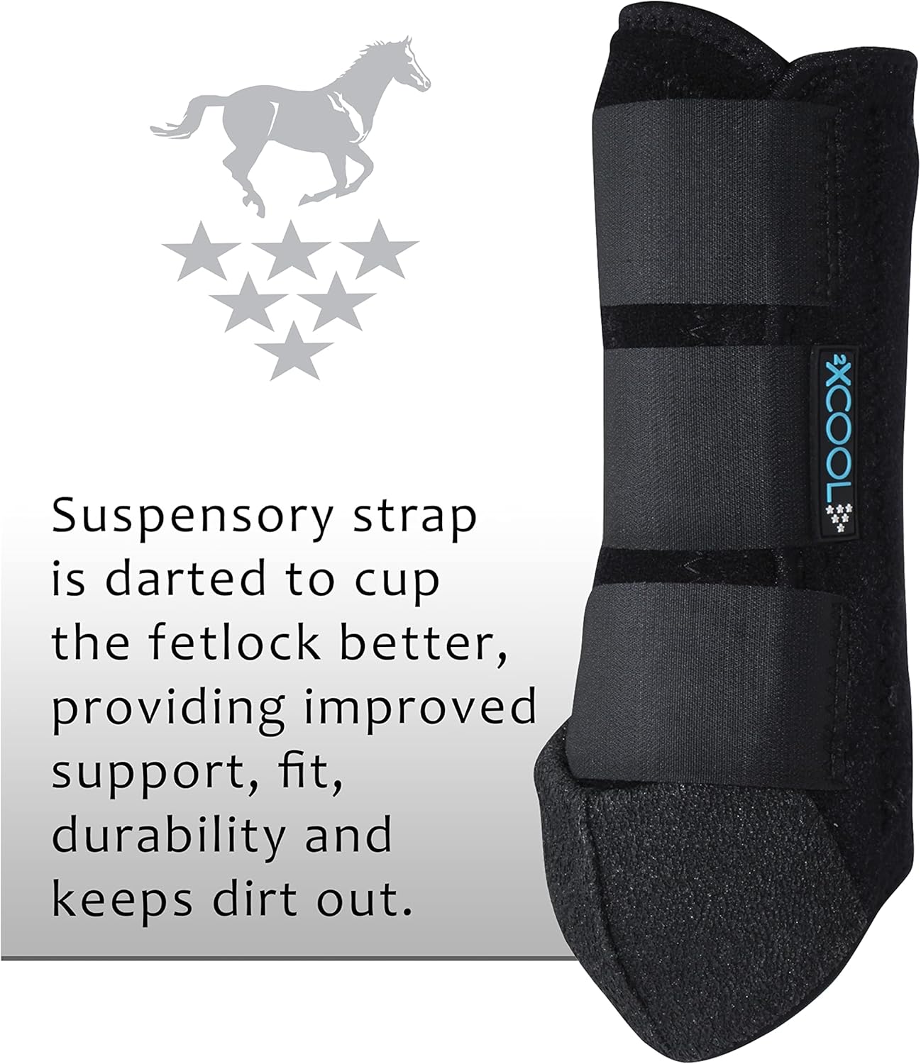 Professional's Choice 2XCOOL Sports Medicine Horse Boots | Protective & Breathable Design for Ultimate Comfort & Durability in Active Horses | Value 4 Pack