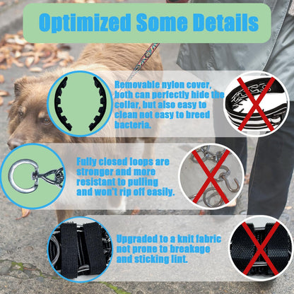 Dog Collar with Quick Release Buckle Adjustable Dogs Collars for Small Medium Large Dogs