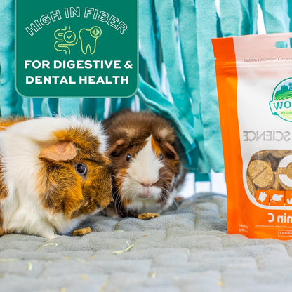 Oxbow Natural Science Vitamin C Supplement, Vitamin C & High-Fiber Timothy Hay, Guinea Pig Items, Made in the USA, Small Pet Supplies, Recommended by Veterinarians, 4.2 oz