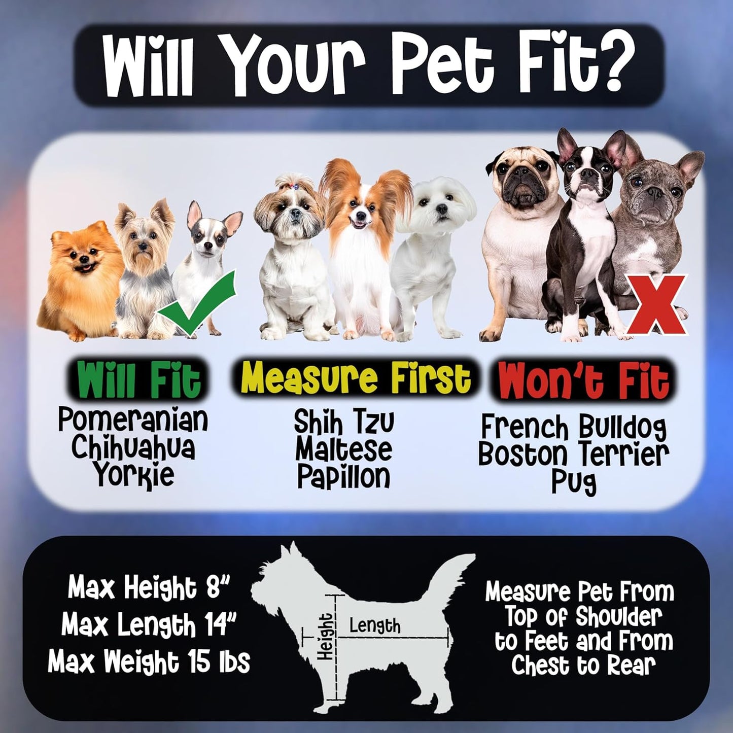 Pet Carrier with Wheels | Delta American Frontier Airline Approved | Two Expandable Sides, Storage Pockets Adjustable Leash | Rolling Dog and Cat Carrier TSA Compliant (Blue 17x12.5x11)