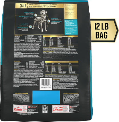 Purina Pro Plan AdvantEDGE Digestive Support Plus Salmon and Oat Meal Formula Adult Dry Dog Food - 12 lb Bag