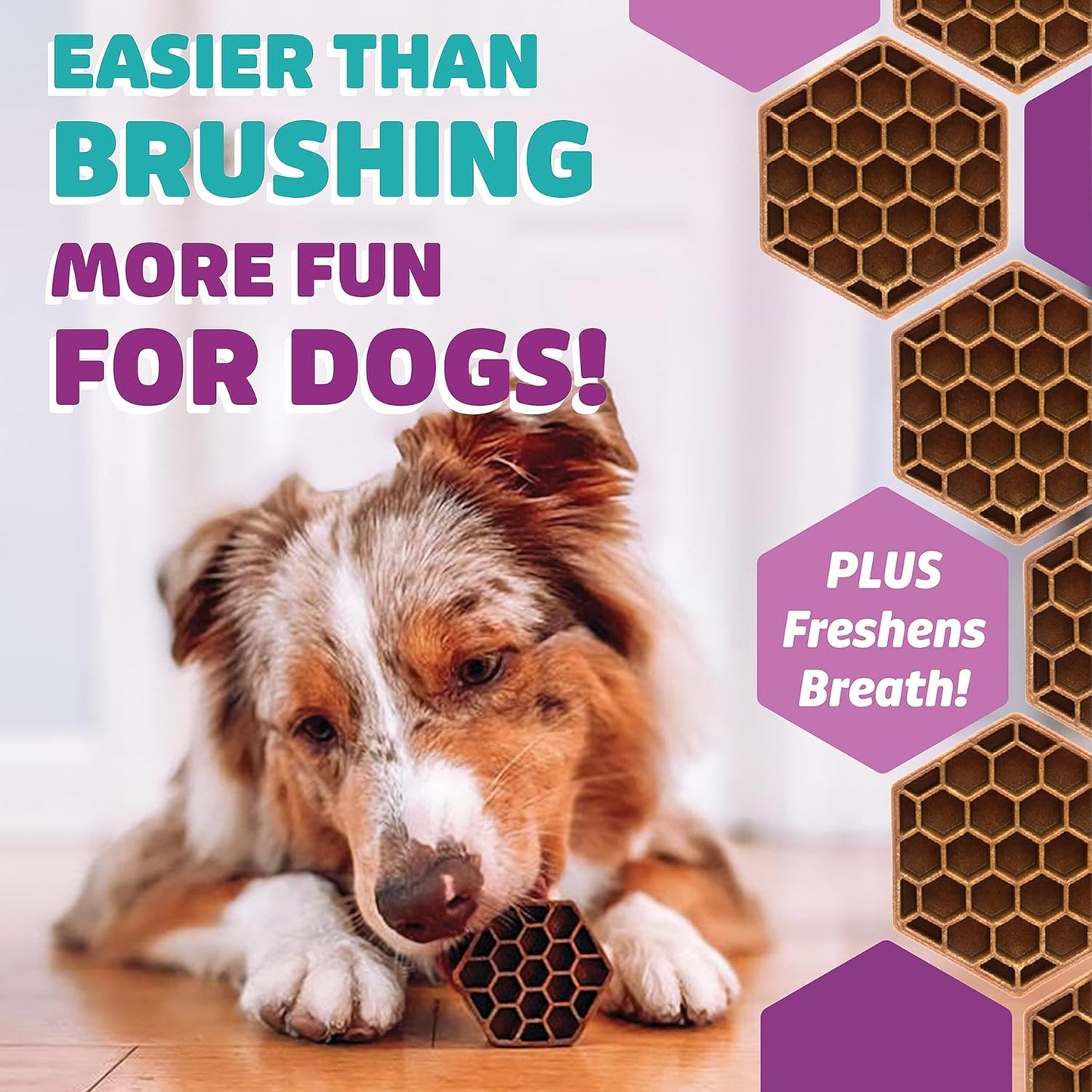 Yummy Combs Dog Dental Treats – Vet VOHC Approved – Delicious Chicken Protein – Removes Tartar with Cleaning Comb Shape – Dental Dog Treats for Extra Small Dogs (24oz, 96 Count)