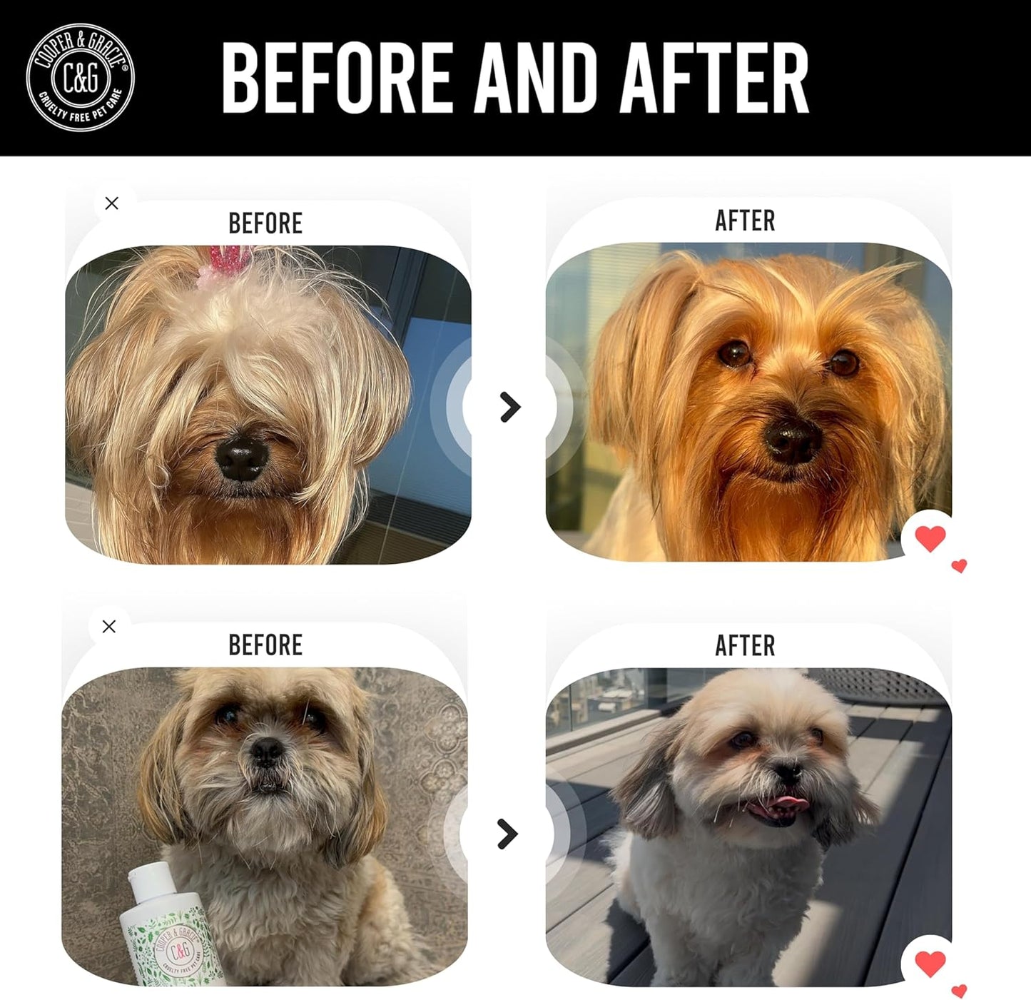 Itchy Dog Flea and Tick Shampoo 300ml – Plant-Based Gentle Dog Shampoo – Flea & Tick Care for Dogs – Cleanses & Freshens Coat – for Sensitive Skin – by C&G Pets