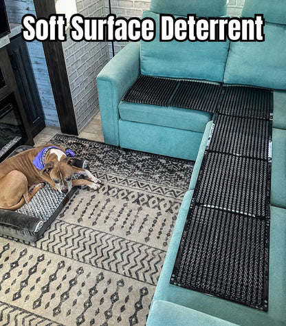 Scat Mats for Dogs & Cats - 10 Pack | Pet Repellent Mats | Keep Dogs Off Couch & Furniture | Keep Off Countertops | Scat Mat for Cats | Deterrent for Pets