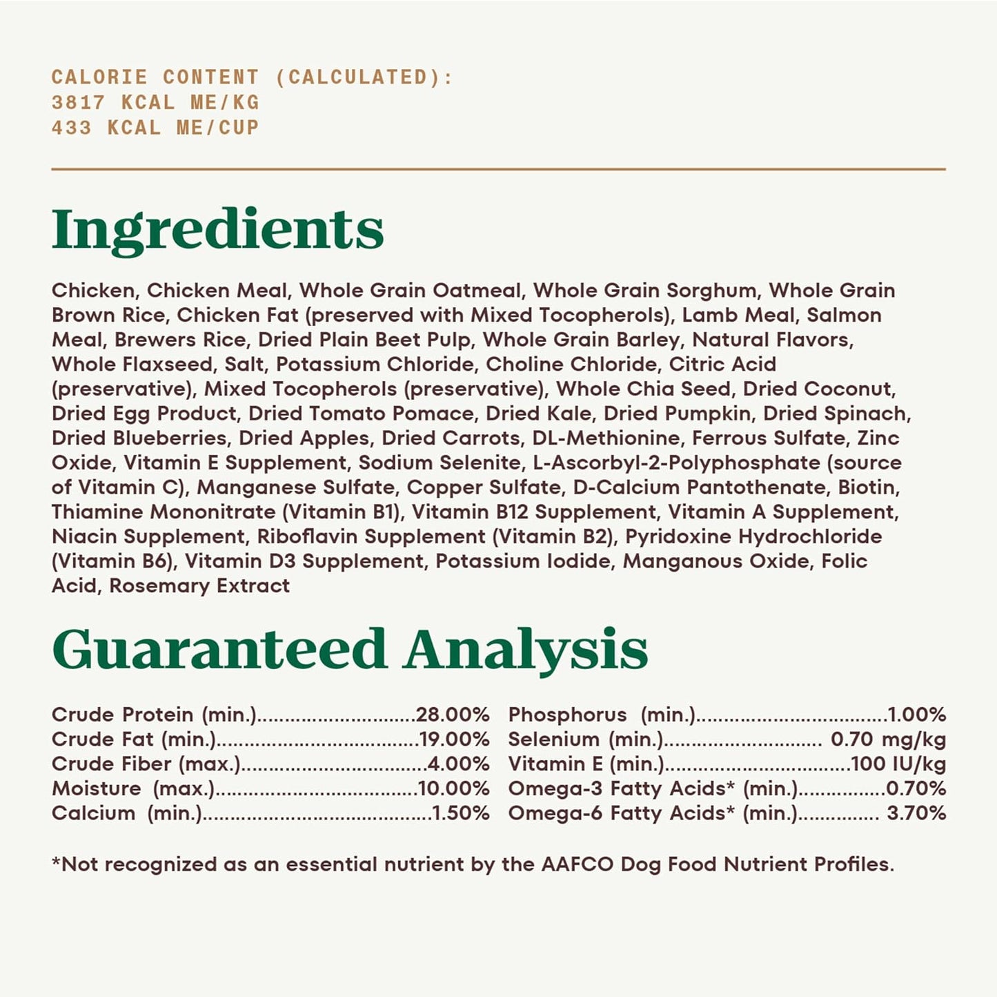 Nutro Ultra Adult Toy Breed Dry Dog Food, Chicken, Lamb and Salmon Protein Trio, 3.5 lb Bag