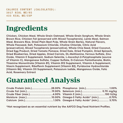 Nutro Ultra Adult Toy Breed Dry Dog Food, Chicken, Lamb and Salmon Protein Trio, 3.5 lb Bag