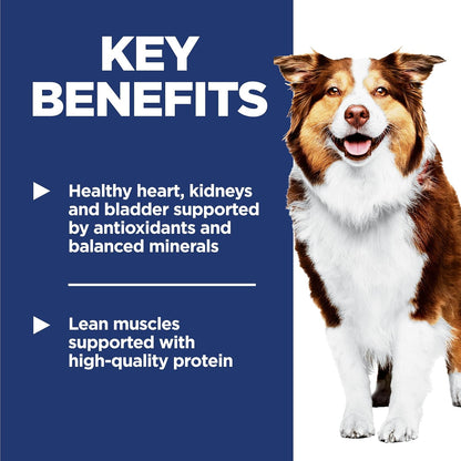 Hill's Science Diet Adult 7+, Senior Adult 7+ Premium Nutrition, Dry Dog Food, Chicken, Brown Rice, & Barley, 33 lb Bag