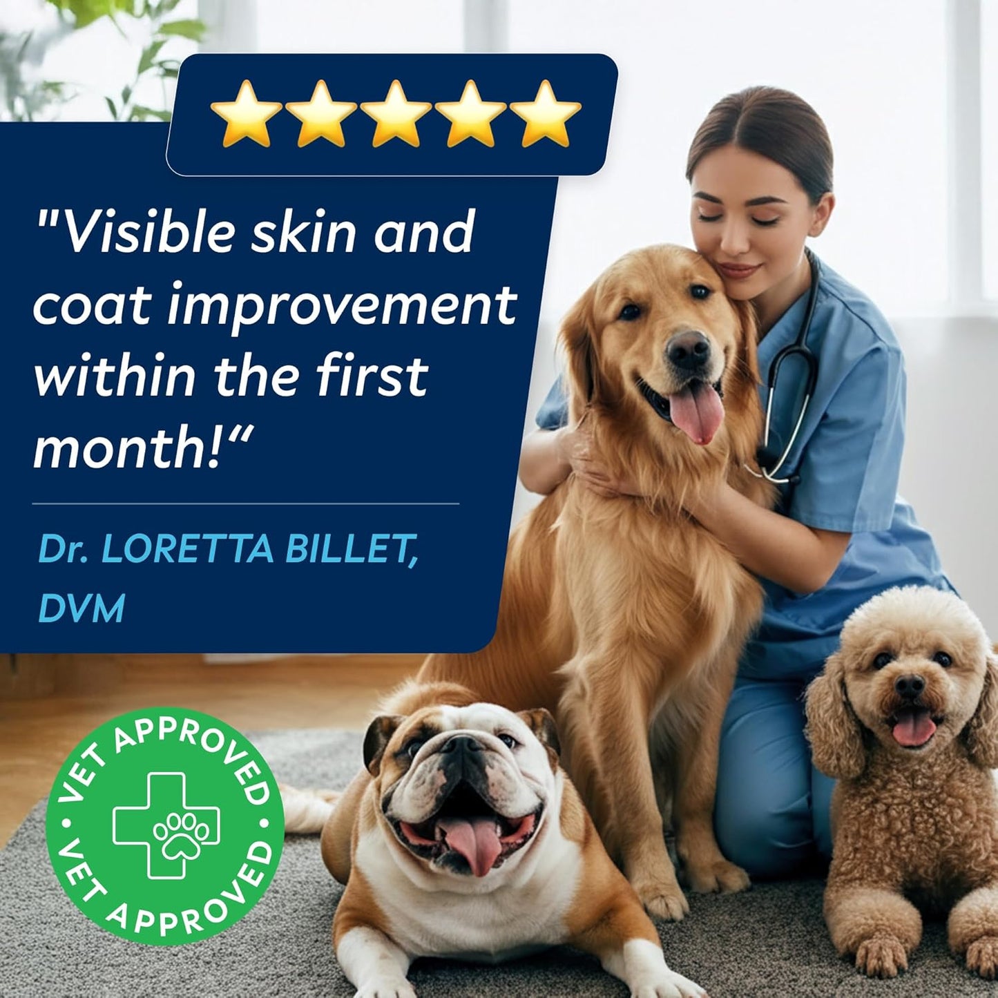 StrellaLab Fish Oil Omega 3 Treats for Dogs (180 Treats) - Allergy & Itch Relief - Skin & Coat Supplement - Joint Health - Wild Alaskan Salmon Oil - Shedding, Itchy Skin Relief - Omega 3 6 9 - EPA&DHA