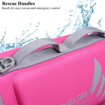 VIVAGLORY + Neoprene Dog Life Vest + High Buoyancy Dog Life Jacket, Lightweight & Buoyancy, Swimming Vest with Handle