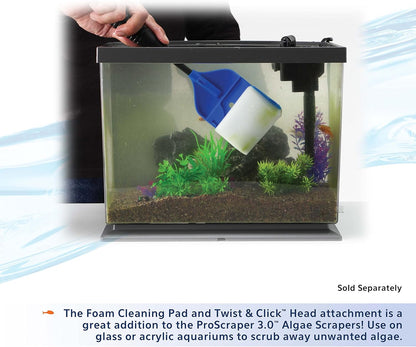 Aqueon ProScraper 3.0™ Short Aquarium Algae Scraper (Pack of 4)