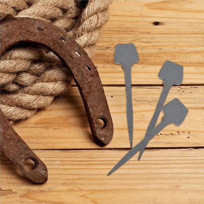 Horseshoe Nails 20 PCS Metal Horseshoe Nails Iron Hoof Fixators Strong Tensile Strength Horse Shoe Nail for Stable Use for Securing Firmly