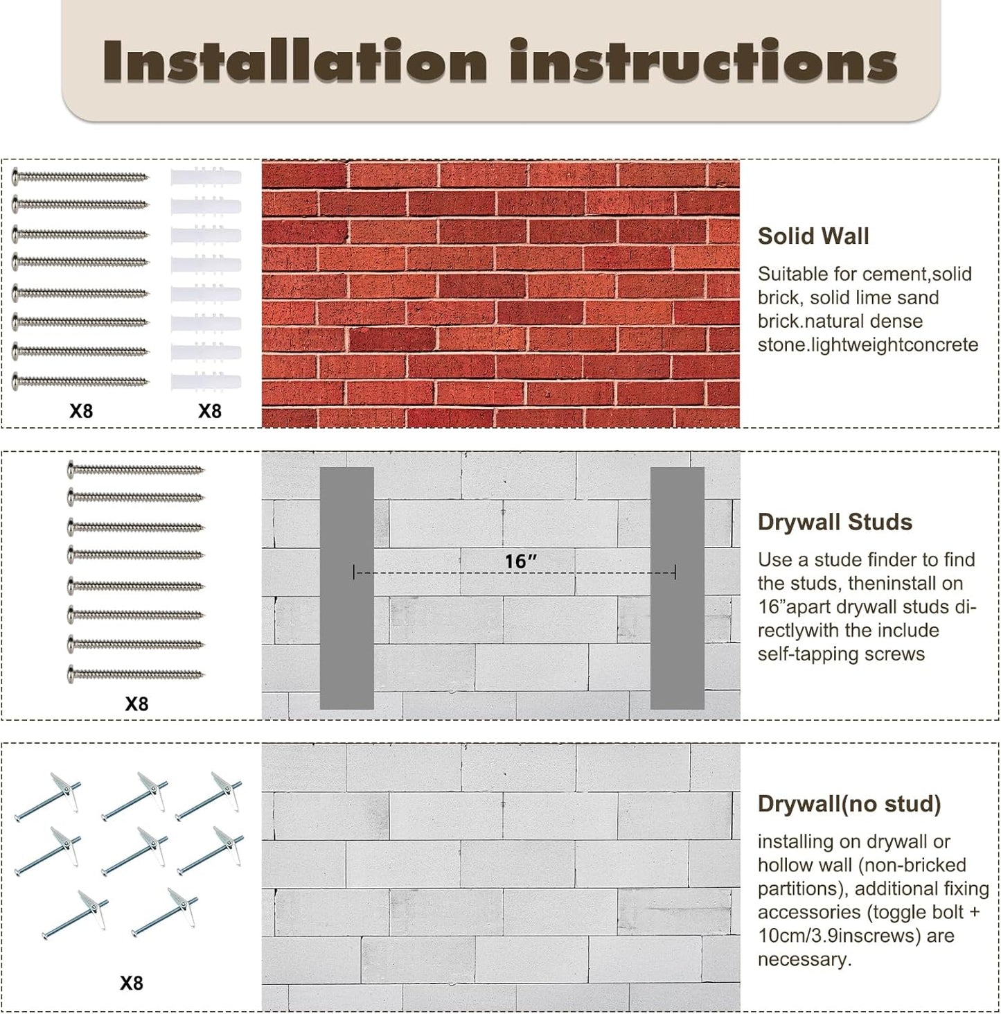 Cat Wall Shelves Climber Systems, Set of 7 Heavy Duty Wall-Mounted Cat Furniture Set with Scratcher Post, Bridge Ladder, Wooden Platform and Hanging Ball for Kittens, Large Cats