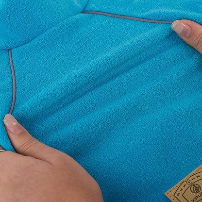 XPUDAC 4 Pack Dog Sweaters Fleece Dog Sweatshirt Winter Pet Clothes for Small Medium Dogs Boy Girl Pullover Puppy Christmas Outfits Cat Apparel, Grey, Blue, Navy, Green, M