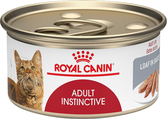 Royal Canin Feline Health Nutrition Adult Instinctive Adult Loaf in Sauce Cat Food, 3 oz (Pack of 24)
