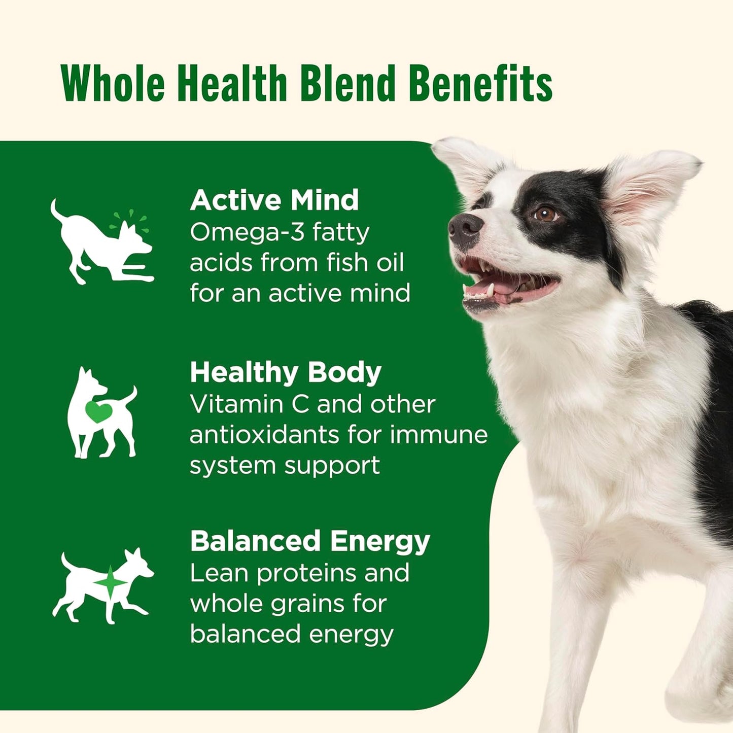 Nutrish Dry Dog Food Real Chicken & Veggies Recipe Whole Health Blend, 40 lb. Bag, (Rachael Ray)