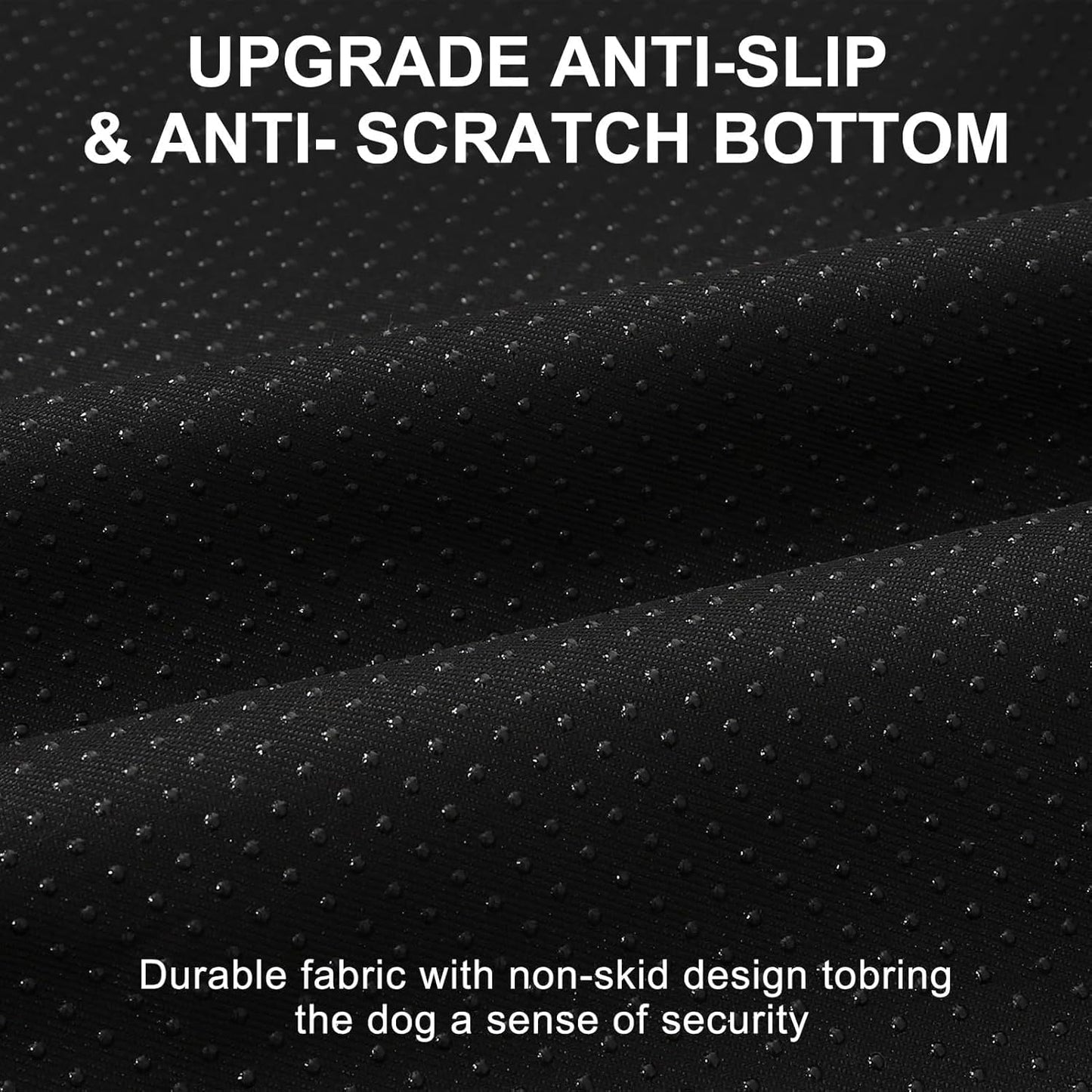 BEAUTYZOO Waterproof Dog Bed Cover Replacement Washable, Soft Plush Dog Bed Covers Removable with Zipper, Antislip Noiseless Ped Hair Pee Resistant Bedding Liner for Puppy Cat, 36x23inch, Grey L