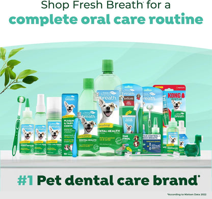 TropiClean Fresh Breath - Dog Toothpaste - Dog Teeth Cleaning Peanut Butter & Honey Flavor - Freshens Breath and Cleans Teeth - 2oz