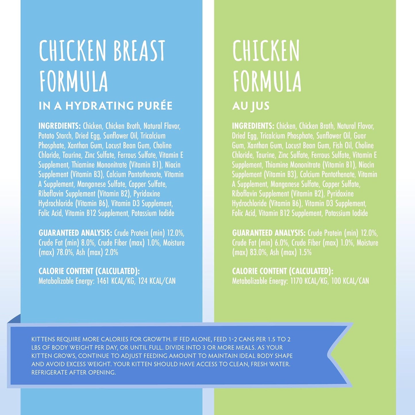 Soulistic Kitten, Kindred Kittens Variety Pack, 3oz Can, Pack of 12