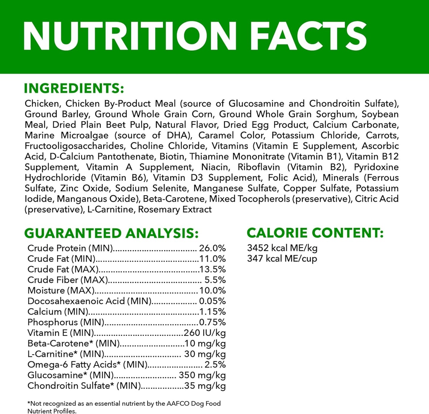 IAMS Proactive Health Healthy Aging Large Breed Dog Food for Mature and Senior Dogs with Real Chicken, 30 lb. Bag