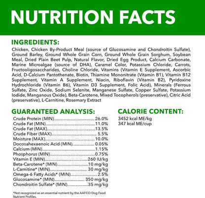 IAMS Proactive Health Healthy Aging Large Breed Dog Food for Mature and Senior Dogs with Real Chicken, 30 lb. Bag