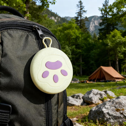 Collapsible Dog Bowls,2-in-1 Pet Bowl, Cat Bowl,Portable Pet Bowl, Suitable for Travel, Camping, and Hiking (Light Yellow)