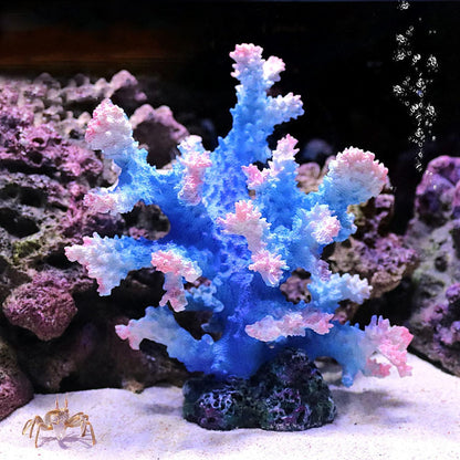Besimple Aquarium Coral Ornament, Polyresin Coral Decor for Fish Tank Decoration Aquarium Landscape