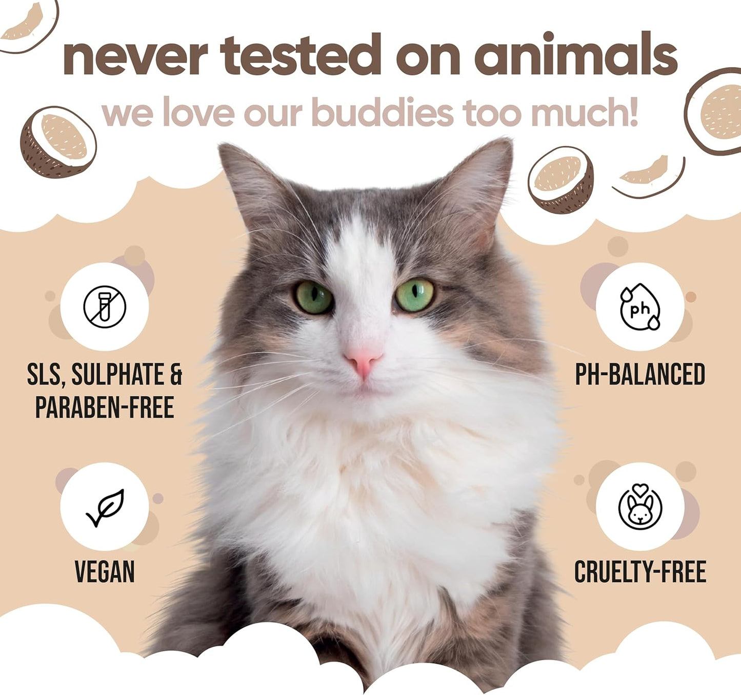 Coconut Cat Conditioner by Buddycare (16.90oz)