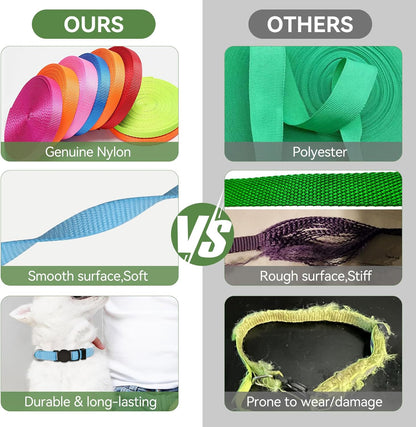 20 PCS Puppy Collars for Litter,Puppy Collars for Small Puppies,Nylon Breakaway ID Collar Whelping Litter Collars(S)