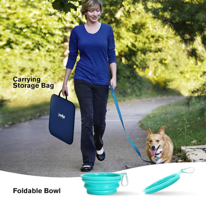 Dog Playpen, Pet Playpen, Portable Cat Playpen, Foldable Puppy Playpen Exercise Kennel Tent with Carry Case Collapsible Bowl,Water-Resistant Shade Cover for Indoor Outdoor Travel （Bule,Medium