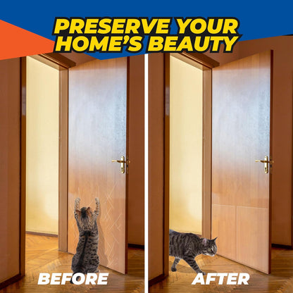 [Bundle] Cat Scat Mat & Anti-Scratch Furniture Protector – Humane Cat Repellent Spikes & Double-Sided Scratch Deterrent Tape – Indoor & Outdoor Pet Training Solution