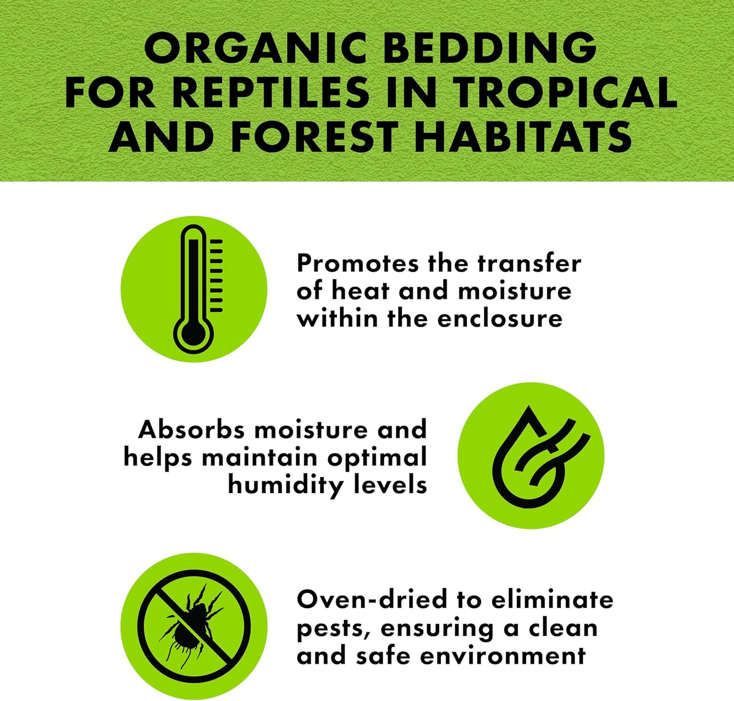 Zilla Reptile Terrarium Bedding Substrate Bark Blend, 8 Quart