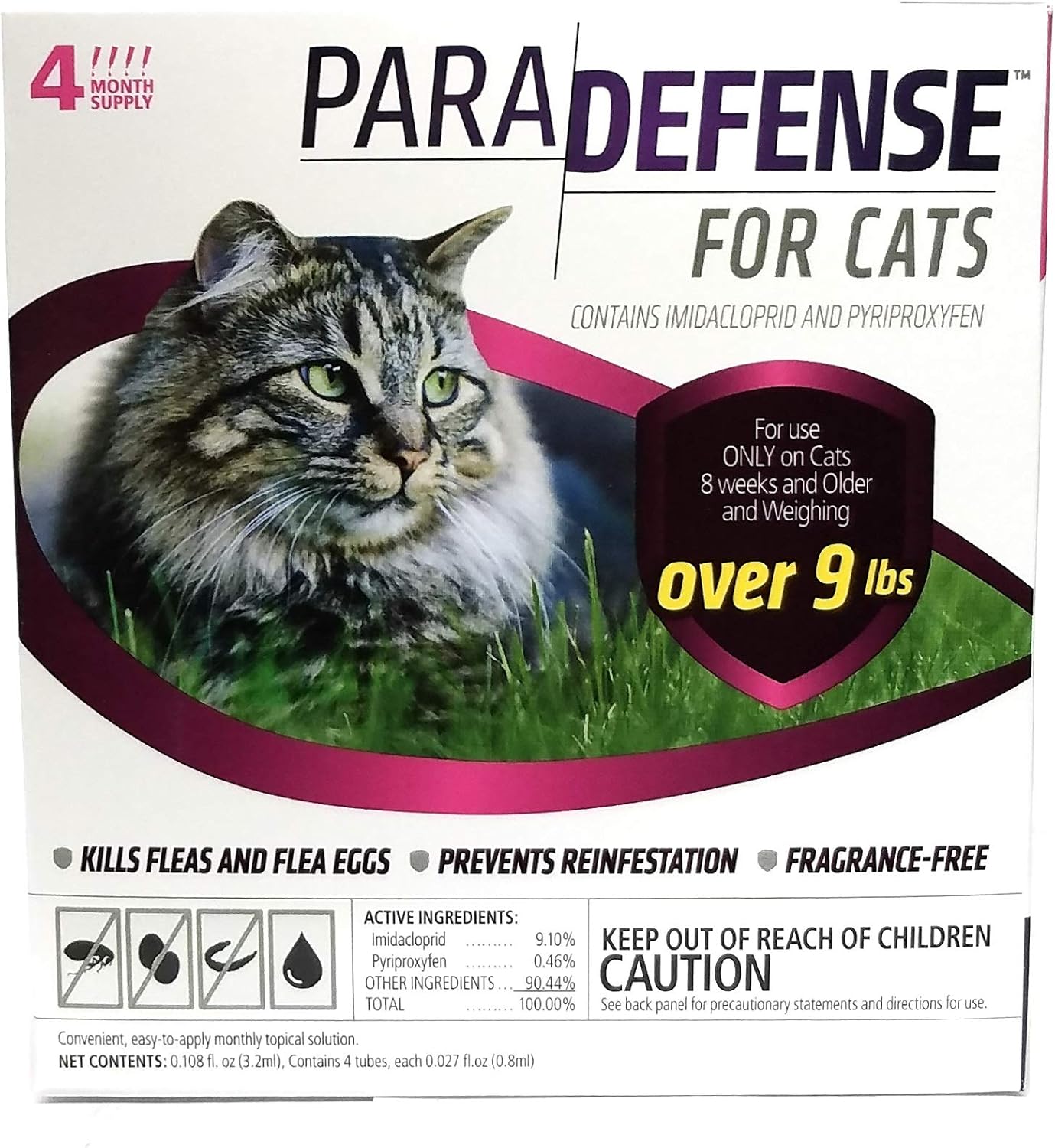 10+ lb Cat Pet Flea Control Supply, Large