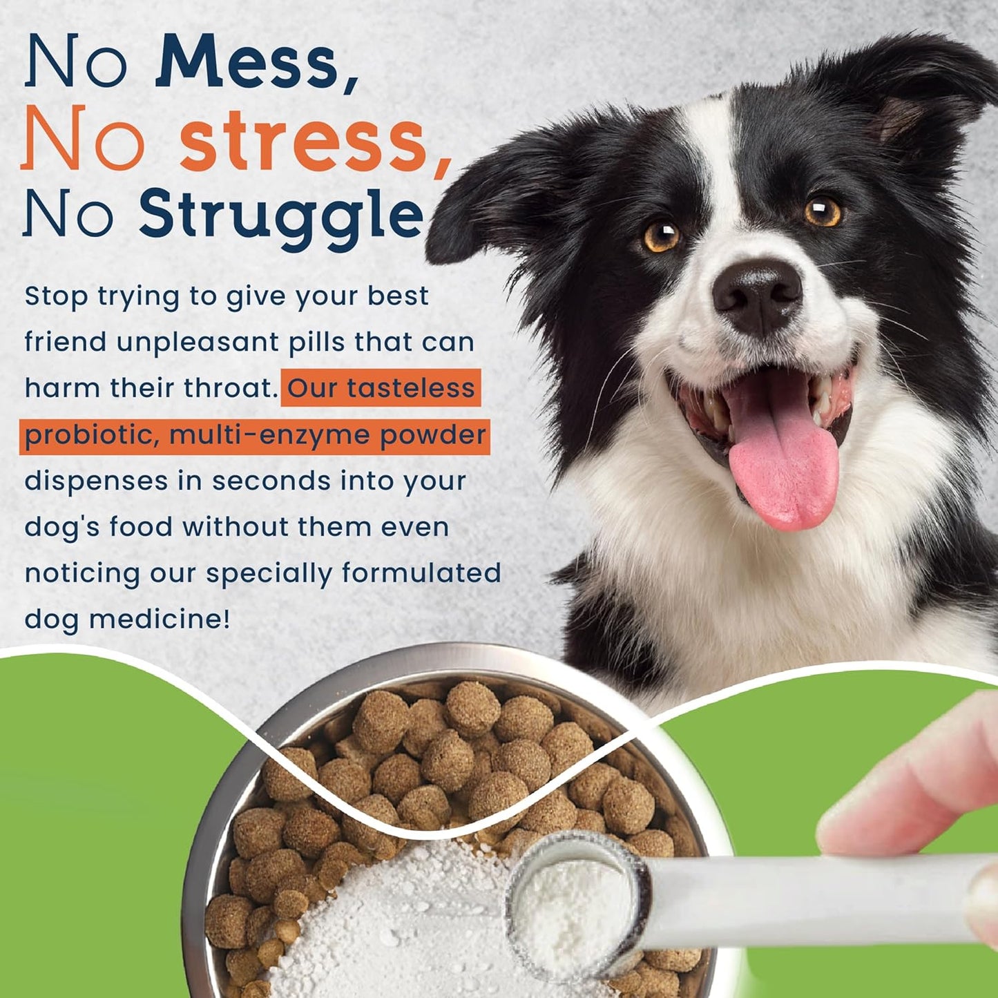 Pet Ultimates Probiotics for Dogs – 22-Species Dog Probiotics for Digestive Support & Antibiotics Recovery – Skin and Coat Supplement, Enhances Vitality – Dog Health Supplies (1 Pack)