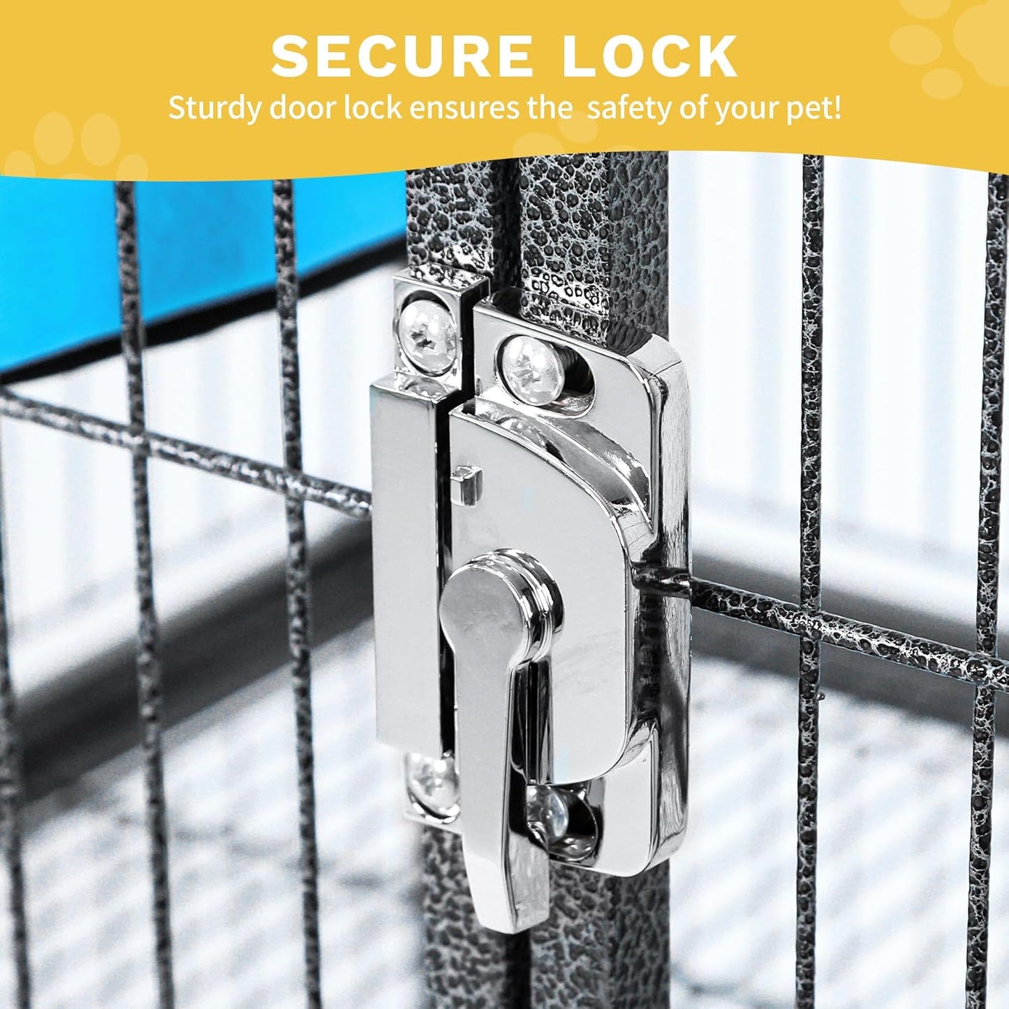 DWVO 4-Tiers Small Animal Cage: Indoor Critter Nation Cage for Ferrets, Chinchillas, Guinea Pigs, Large Hamsters, Rabbits, Hedgehogs with Wheels