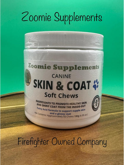 Canine Skin & Coat Soft Chews 60ct