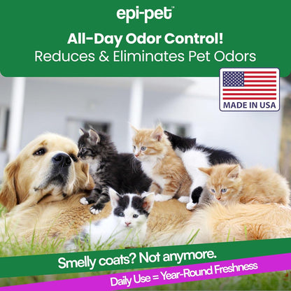 Epi-Pet Veterinary Formulated Dog Hot Spot and Dog Itch Spray, Pet Skin Treatment Spray for Allergies, Deshedding and Redness, Use it as Skin and Coat Conditioner (4 Fl Oz (Pack of 1), Lavender)