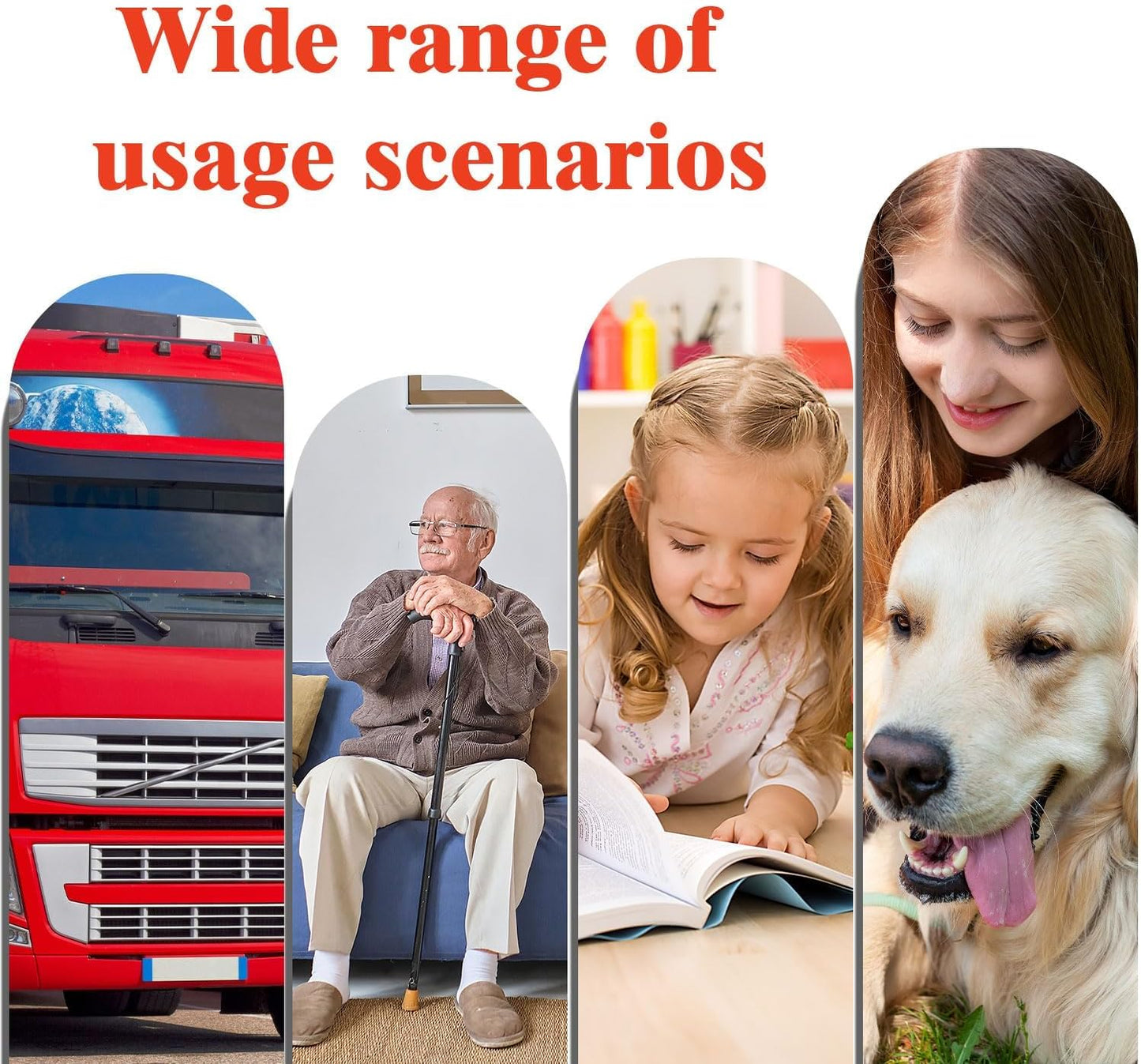 Pet GPS Tracker for Dogs & Cats - No Monthly Fee/Subscription, Free Pet Collar Included | Waterproof, Anti-Lost, Real-Time Tracking Collar | 365-Day Long Battery Life | Compatible with iOS & Android