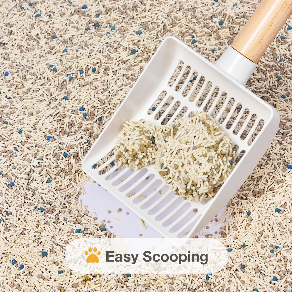 2PCS 3 in 1 Mixed Cat Litter，Strong Clumping Cat Litters,Odor Control and Unscented Ultra Absorbent Water Flushable Bentonite Tofu Cat Litter,Dust-Free,5.5 lbs/Bag