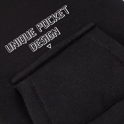 Paiaite Black Chihuahua Dog Hoodie: Warm and Stylish with a 'Security' Printed Sweatshirt, Cold Weather Pet Clothes, and Sweater Coat All in One - Perfect for Winter and Cool Summer Nights! M