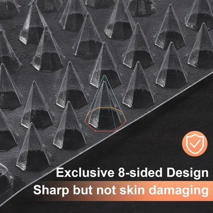 Uross Scat Mat for Cats -10PCS Deterrent Mat with Spikes Indoor Cat Repellent Mat Outdoor Scat Spikes Mat Indoor Cat Countertop Deterrent Keep Cats Off Counter