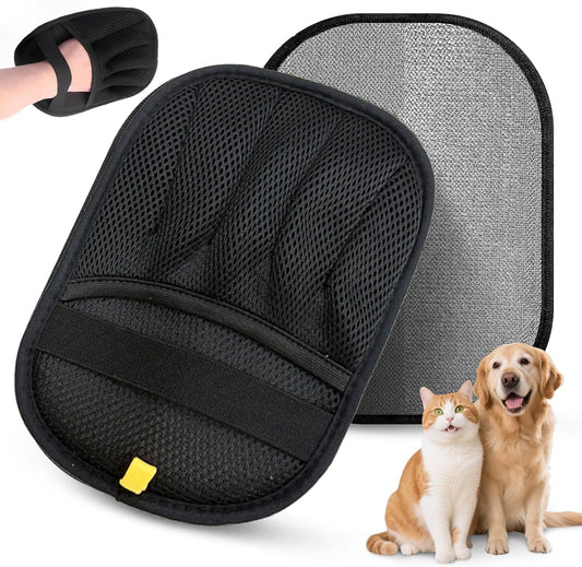 Christmas Stocking Stuffer Pet Hair Removal Glove,Pet Hair Remover for Cat & Dog,New Upgraded Electrostatic Gloves Pet Hair,Reusable Electro Static Pet Hair Remover Electrostatic Gloves