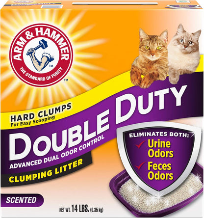 Arm & Hammer Double Duty Litter, 14 Lbs (Packaging May Vary)